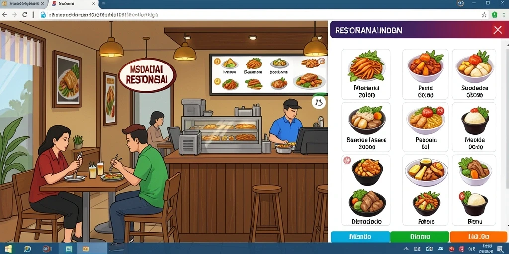 Tampilan awal aplikasi yang menarik dan user-friendly.