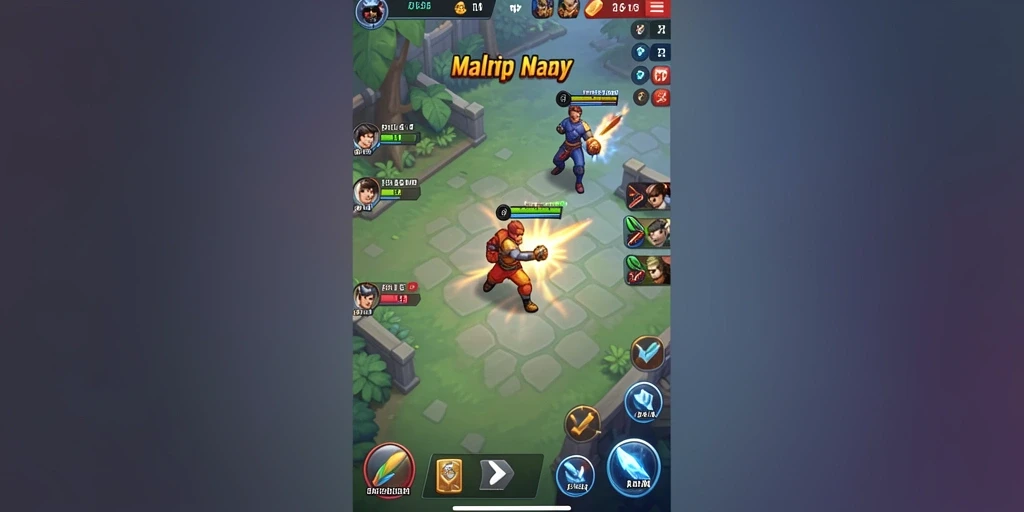 Tampilan awal game yang menarik dan modern.