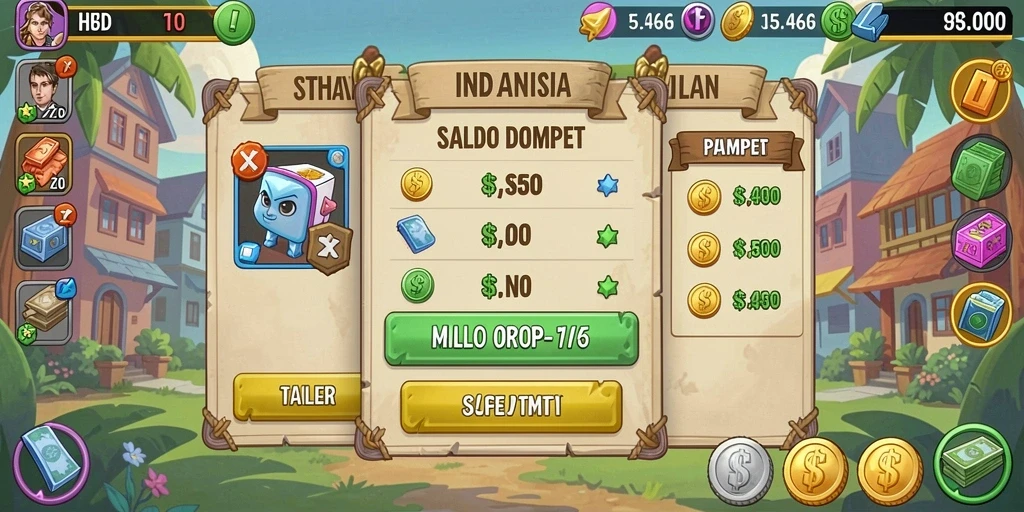 Tampilan awal yang menarik dan mudah dinavigasi.