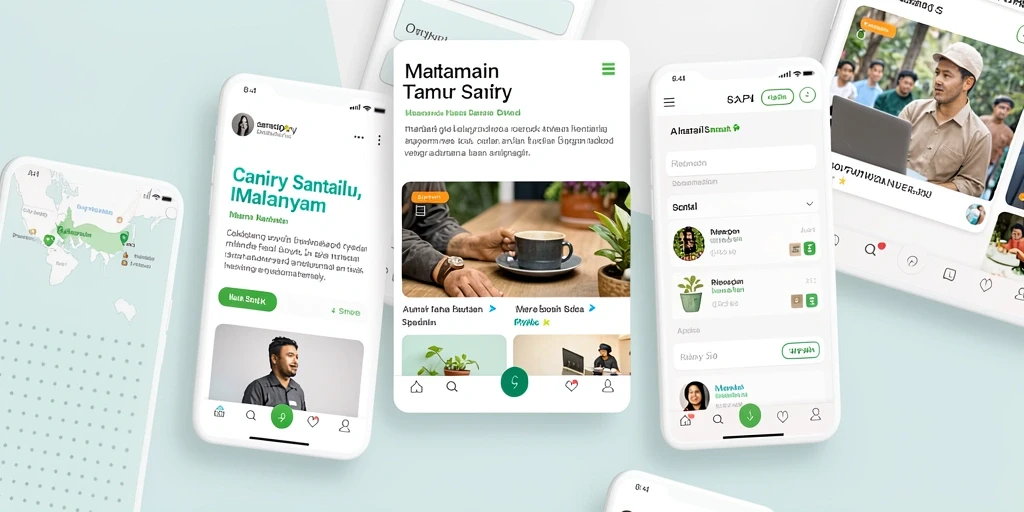 Tampilan menu utama yang menarik.