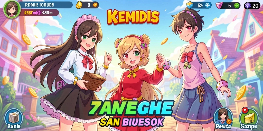 Screenshot menunjukkan karakter utama dalam aksi.