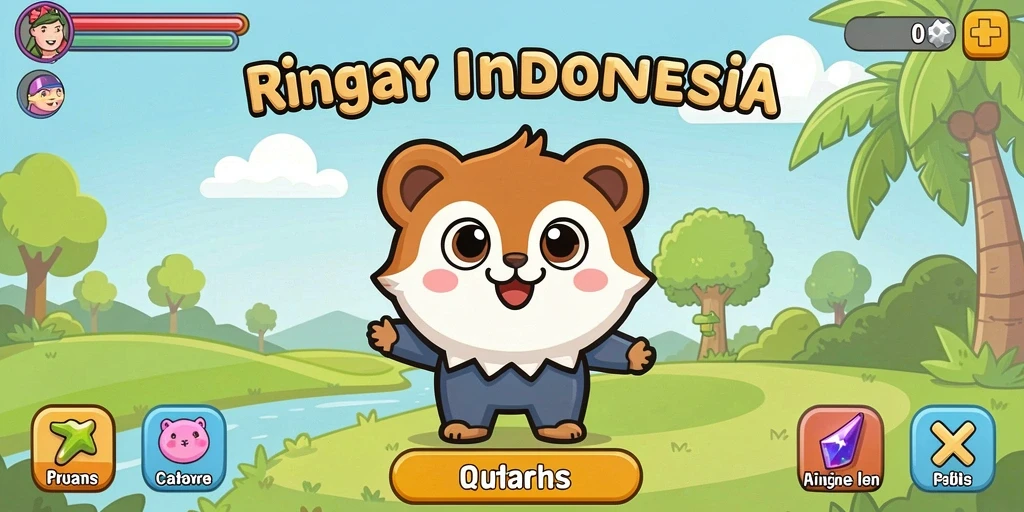 Tampilan antarmuka yang menarik dan informatif.