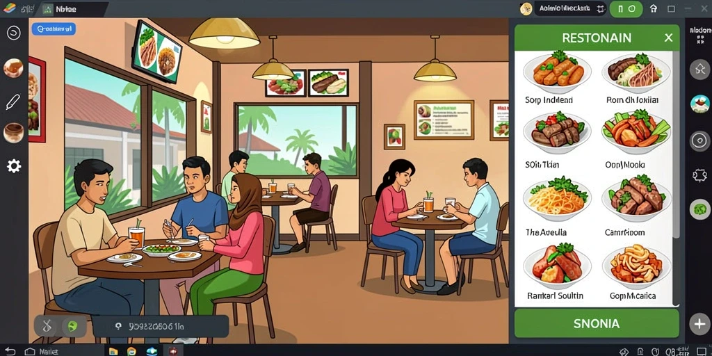 Tampilan awal aplikasi NANASTOTO yang menarik.