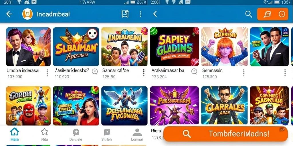 Tangkapan layar menampilkan grafis menawan dari dunia NEXGID.