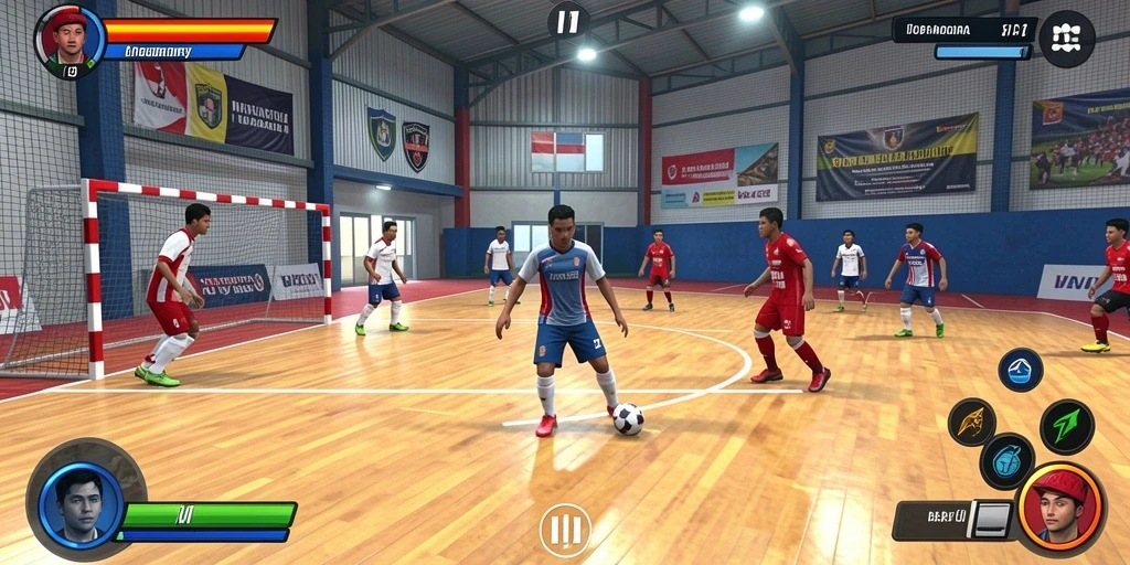 Screenshot dari karakter utama dalam petualangan.