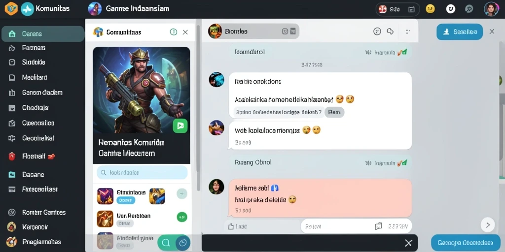 Tampilan antarmuka yang intuitif dan menarik.